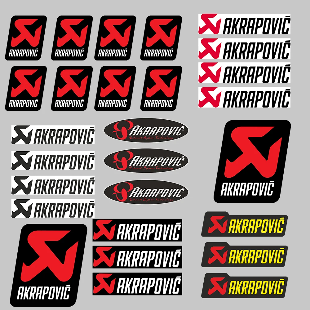 Adesivos para Moto, Carro, Janelas, Laptop, Paredes, Decalque de Vinil, Acessórios de Tuning para Akrapovic - 1 unidade