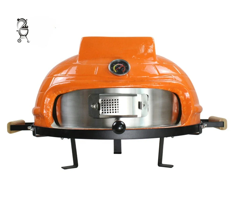 DO 21 26 Inch Outdoor Pizza Oven Wood Fired Clay For Sale Wholesale Heat Resistance Bbq