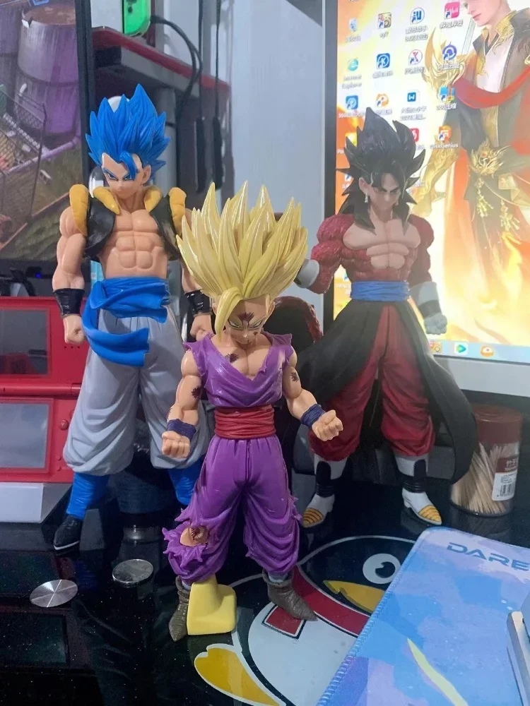 Drachen ball Super Saiyan 4 Sonne Wukong Vegeta Frisha Dämon Puu Spielzeug Desktop handgemachte Modell Dekoration Weihnachts geschenk