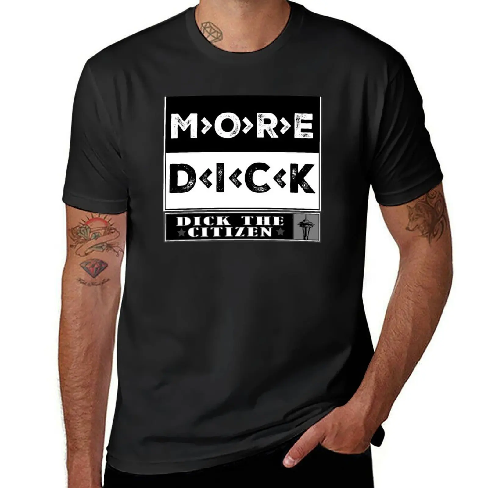 More Dick T-Shirt blanks customs vintage clothes summer tops designer t shirt men