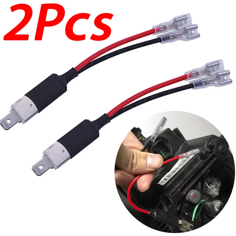 1/2Pcs H1 Replacement Single Converter Safety Wiring Connector Cable Conversion Adapter Holder HID Headlight Bulb Accessories