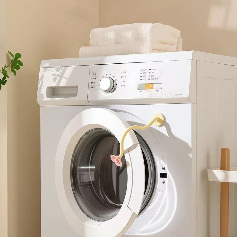 Magnetic Washer Door Prop-Stabilizer For Front Load Machines-Easy-Install, Flex Design-Fits Most Washers & RV Laundry Doors