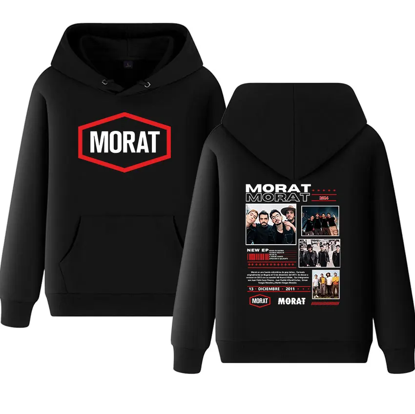 Rapper Morat Tour new album Hoodie Men's vintage High Quality Pullover Sweatshirts Unisex Hip Hop punk gothic Hoodies Streetwear