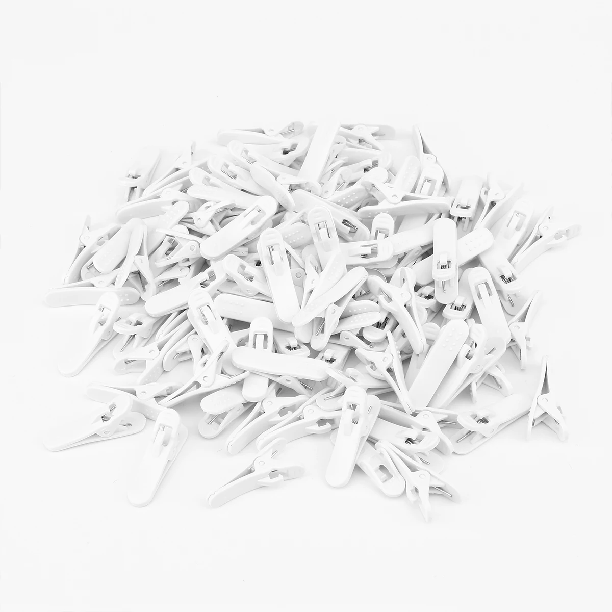 

100pcs Headphone Cable Clip Durable Plastic Various Colors Wire Organizer Earphone Holder Sports Fitness Accessory