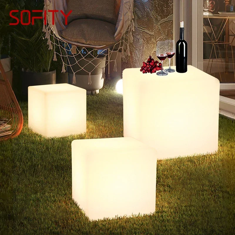 

SOFITY Modern Led Atmosphere Lamp Courtyard Lamp Landscape Outdoor Lawn Lamp Garden Solar