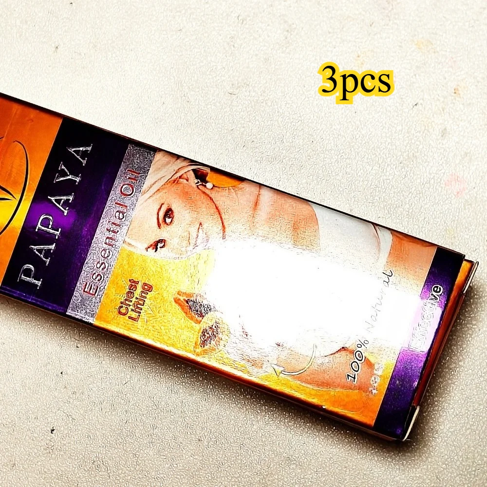 3pcs PAPAYA Chest Breast Massage Essential Oil 30ml