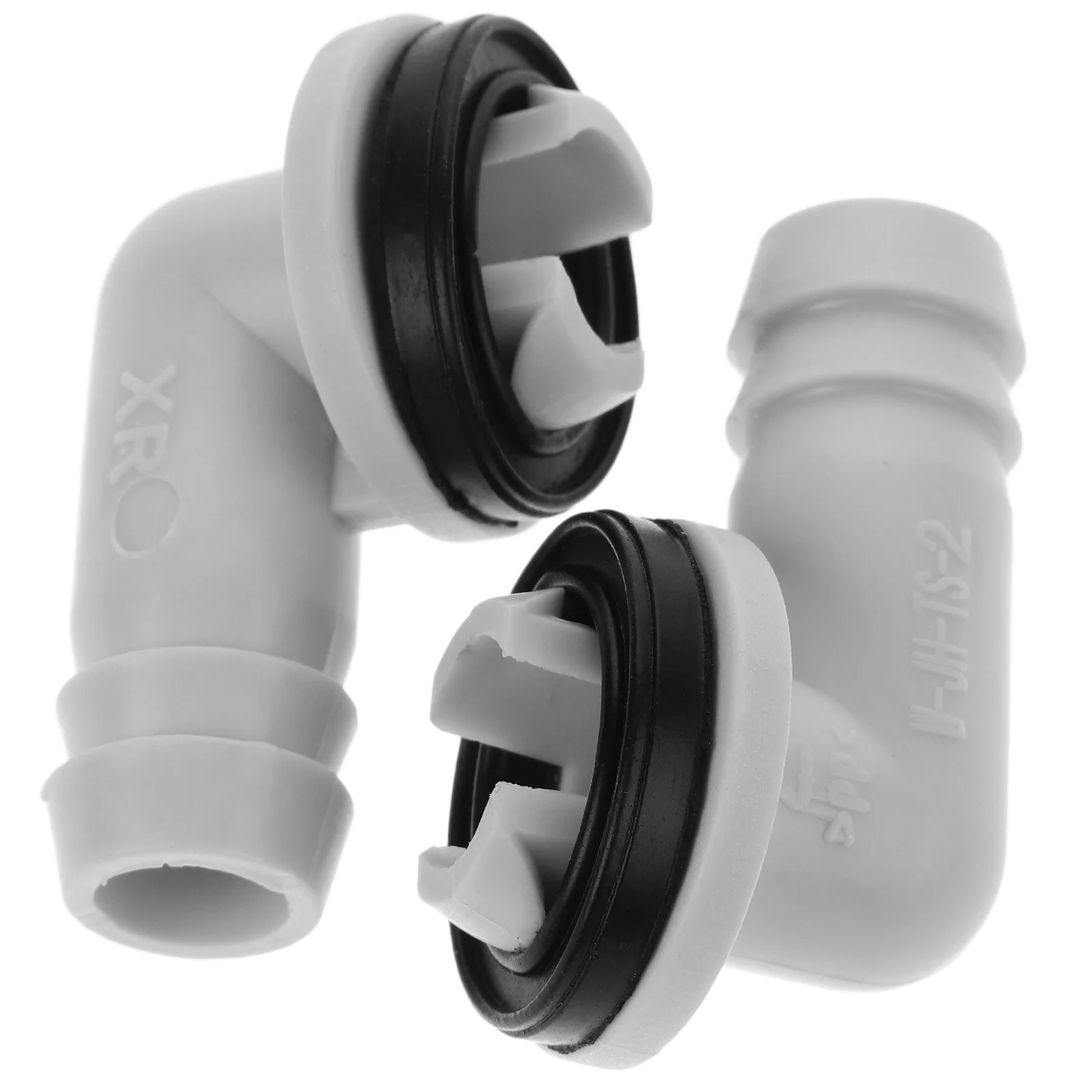 2Pcs Drain Pipe Grommet Heavy Duty Plastic Condensate Hose Connector for Window Split Ac Units Leakproof Joint 15Mm Buckle