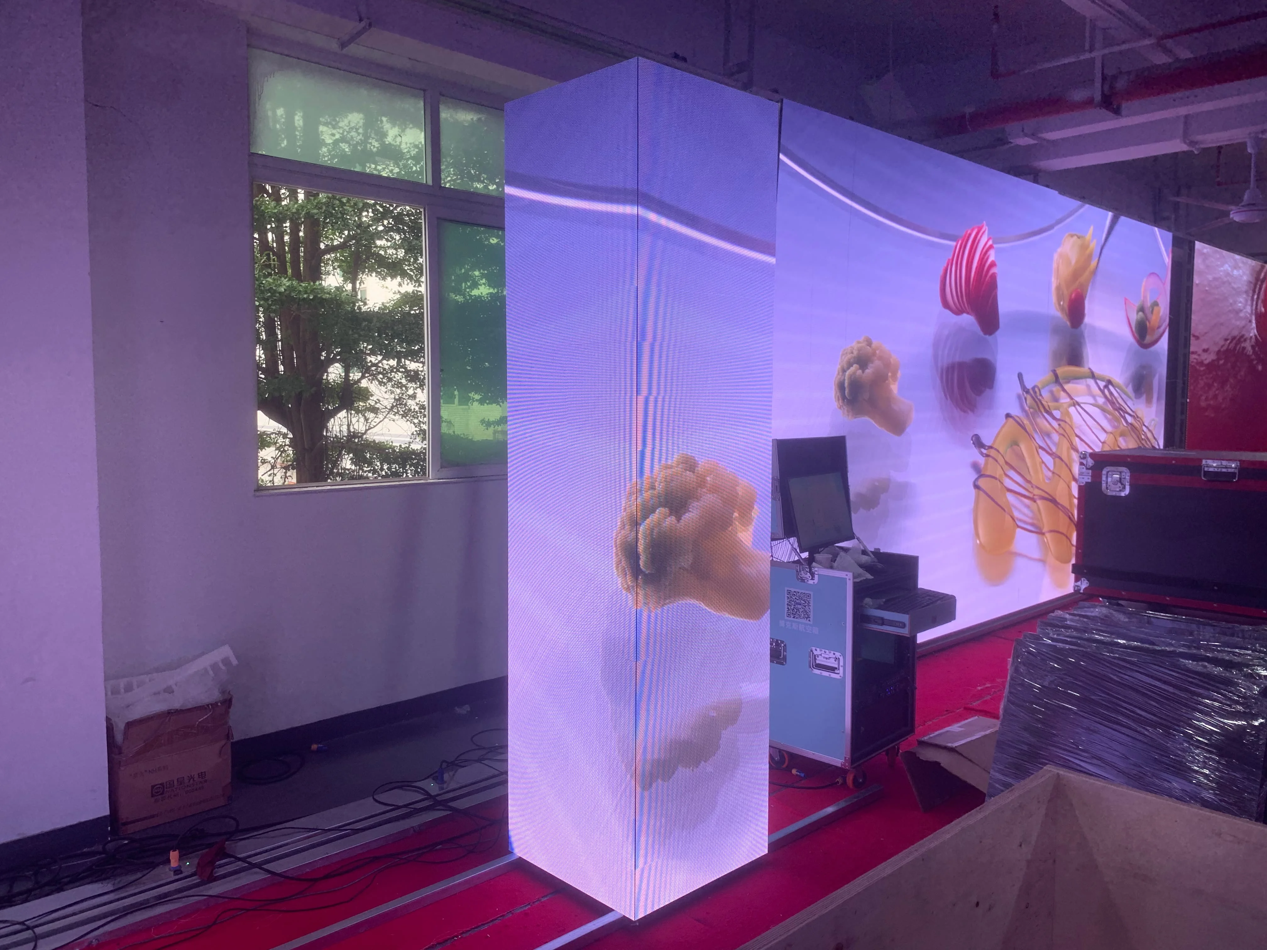 Special Shape Flexible P1.86 P2 P2.5 P3 Indoor Sphere Led Display Screen Ball Sphere Full Color 3D Led Video Screen