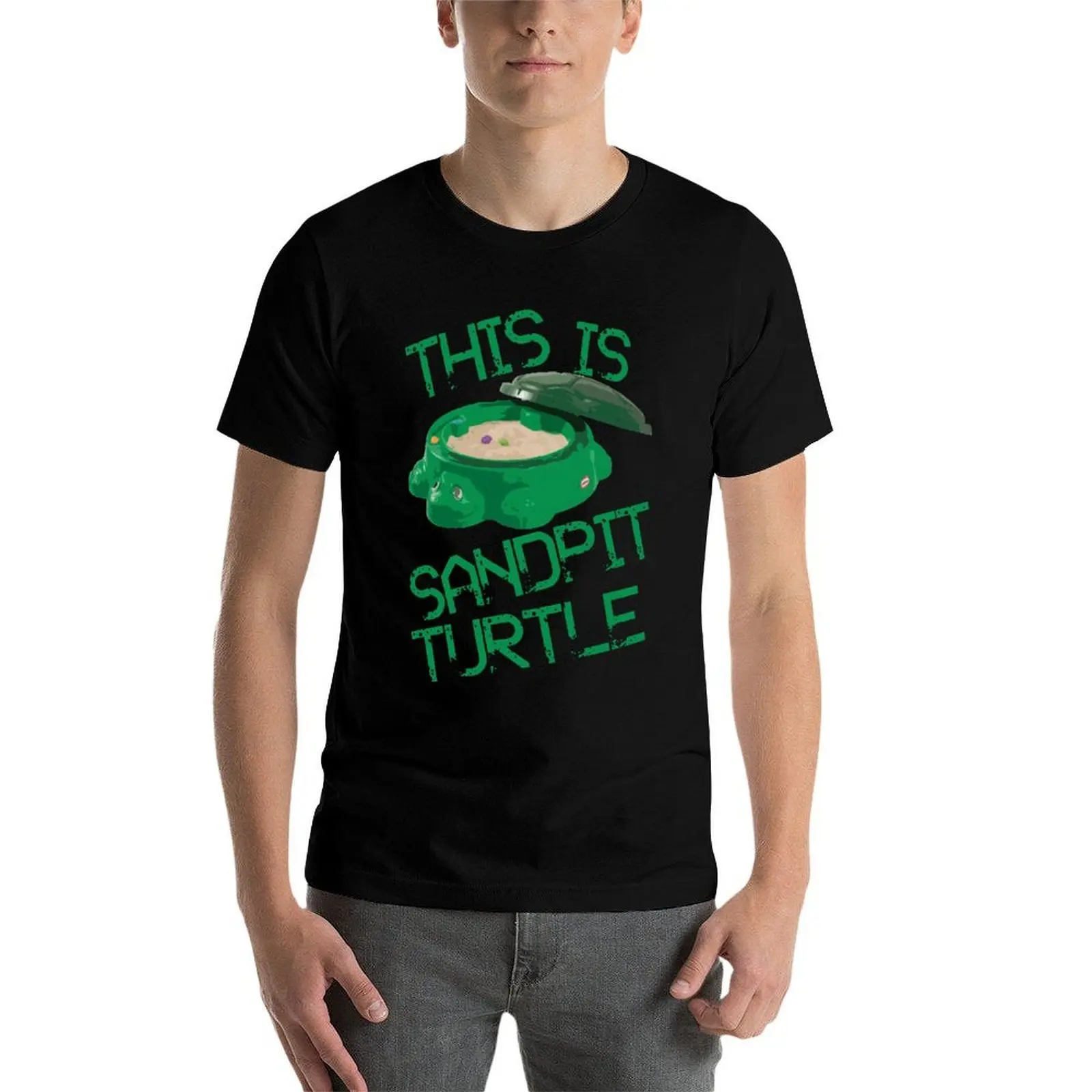 This Is Sandpit Turtle (Lyrics) Classic T-Shirt Casual Trendy Short Sleeve T-Shirt - view 4