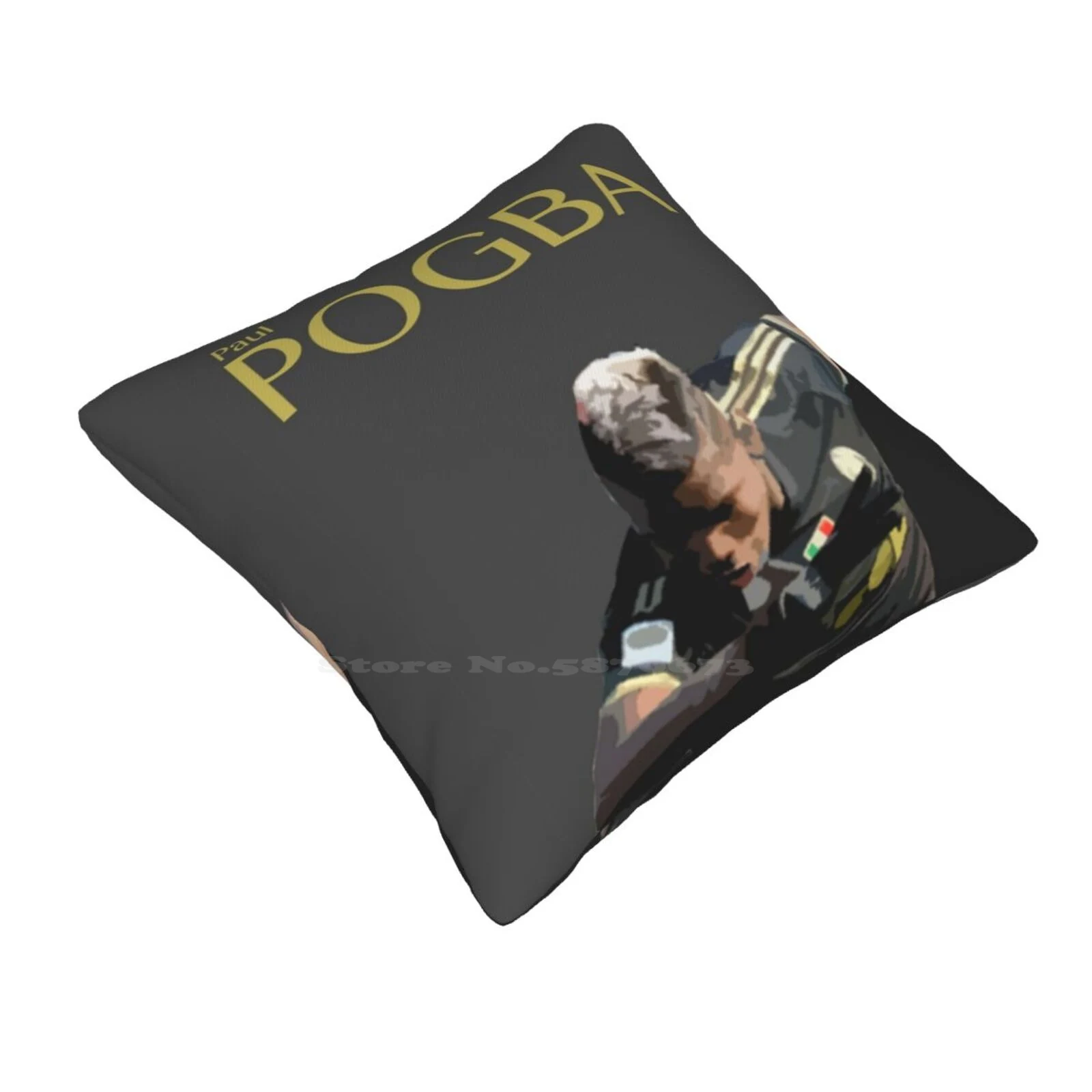 Paul Pogba Home Sofa Car Waist Throw Pillowcase Paul Pogba 10 France Football Soccer Serie A 6 Dab