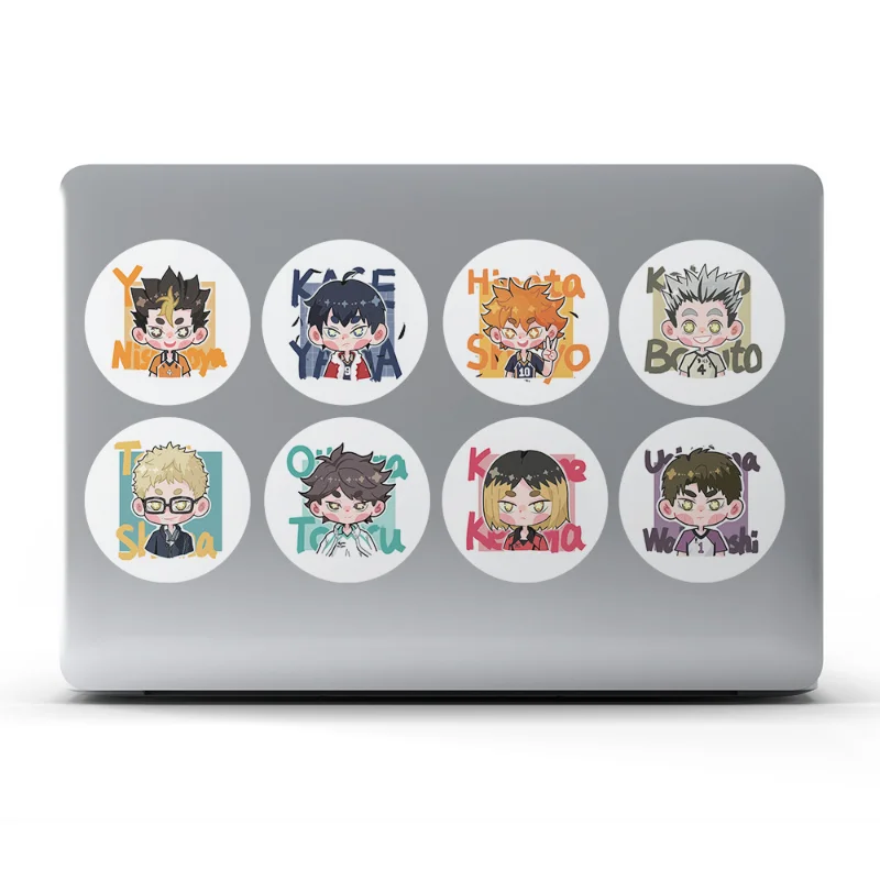 500แผ่น/ม้วนอะนิเมะ Haikyuu!! สติกเกอร์ของเล่นคลาสสิกสติ๊กเกอร์สำหรับเด็กตัวละครในโรงเรียนสติกเกอร์รางวัลครูของขวัญเครื่องเขียน