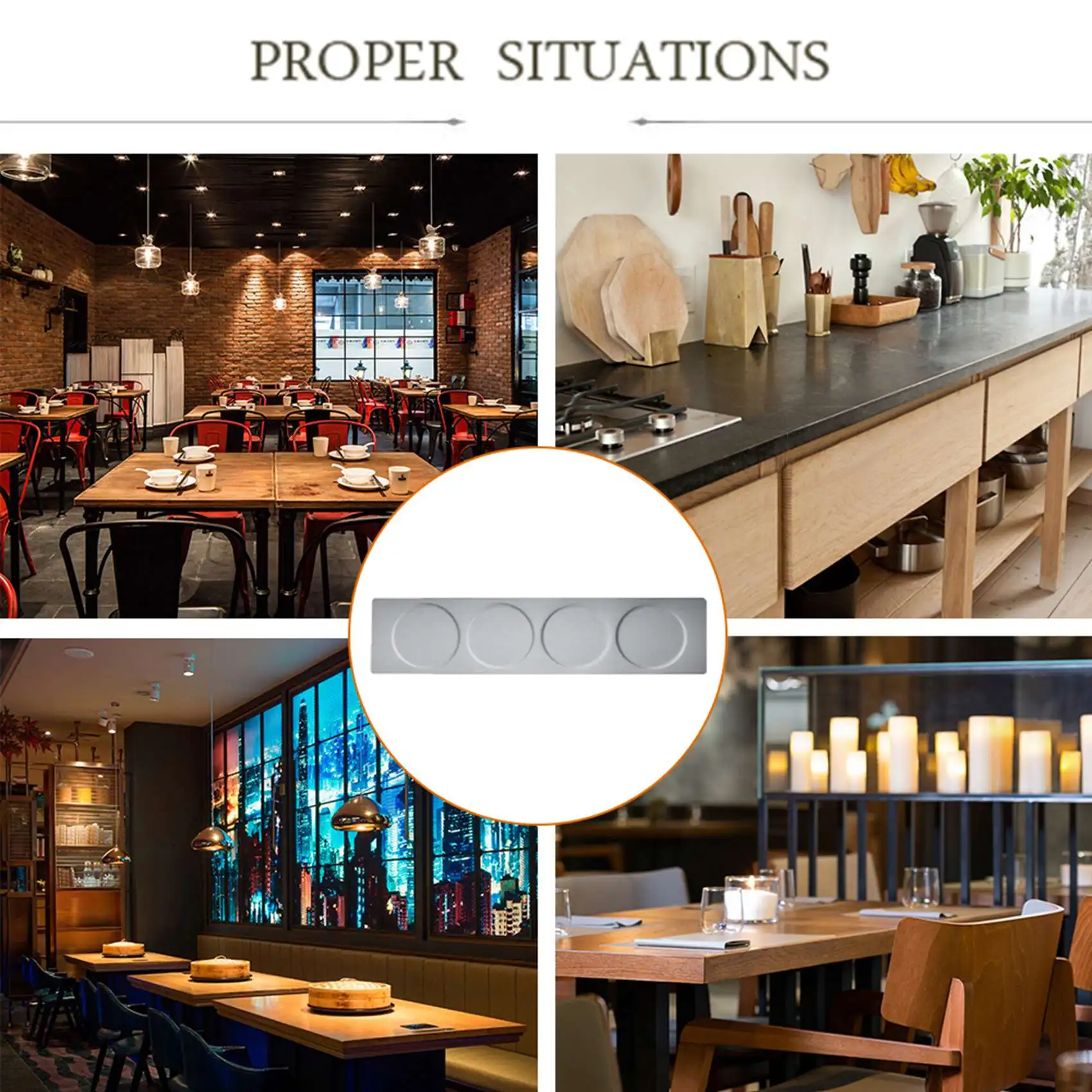 الجرار التوابل الفولاذ المقاوم للصدأ المغناطيسي ، قاعدة لوحة الحائط ، قاعدة مثبتة على الحائط لعلب التوابل المغناطيسية