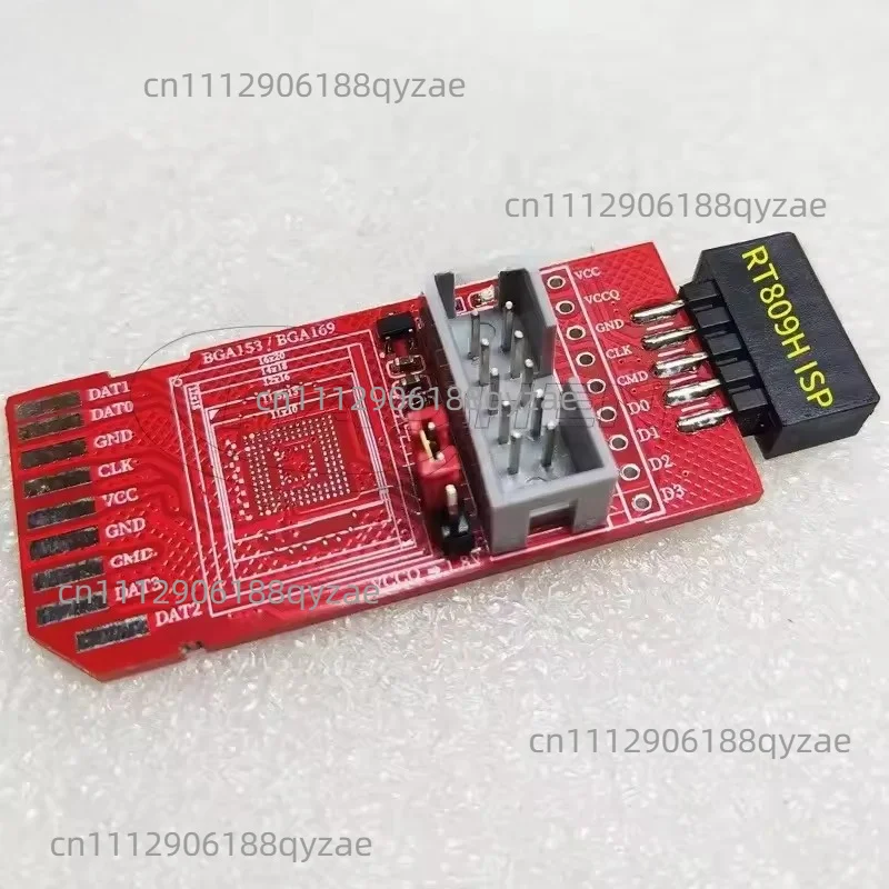 Extremely fast eMMC simple reader board BGA153.169 SD interface RT809H-ISP 1.8V support