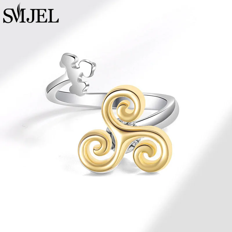 New Sunflower Anxiety Ring Fidget Spinner Rings for Women Cute Butterfly Hummingbird Charms Finger Ring Anti Stress Rotate Gifts