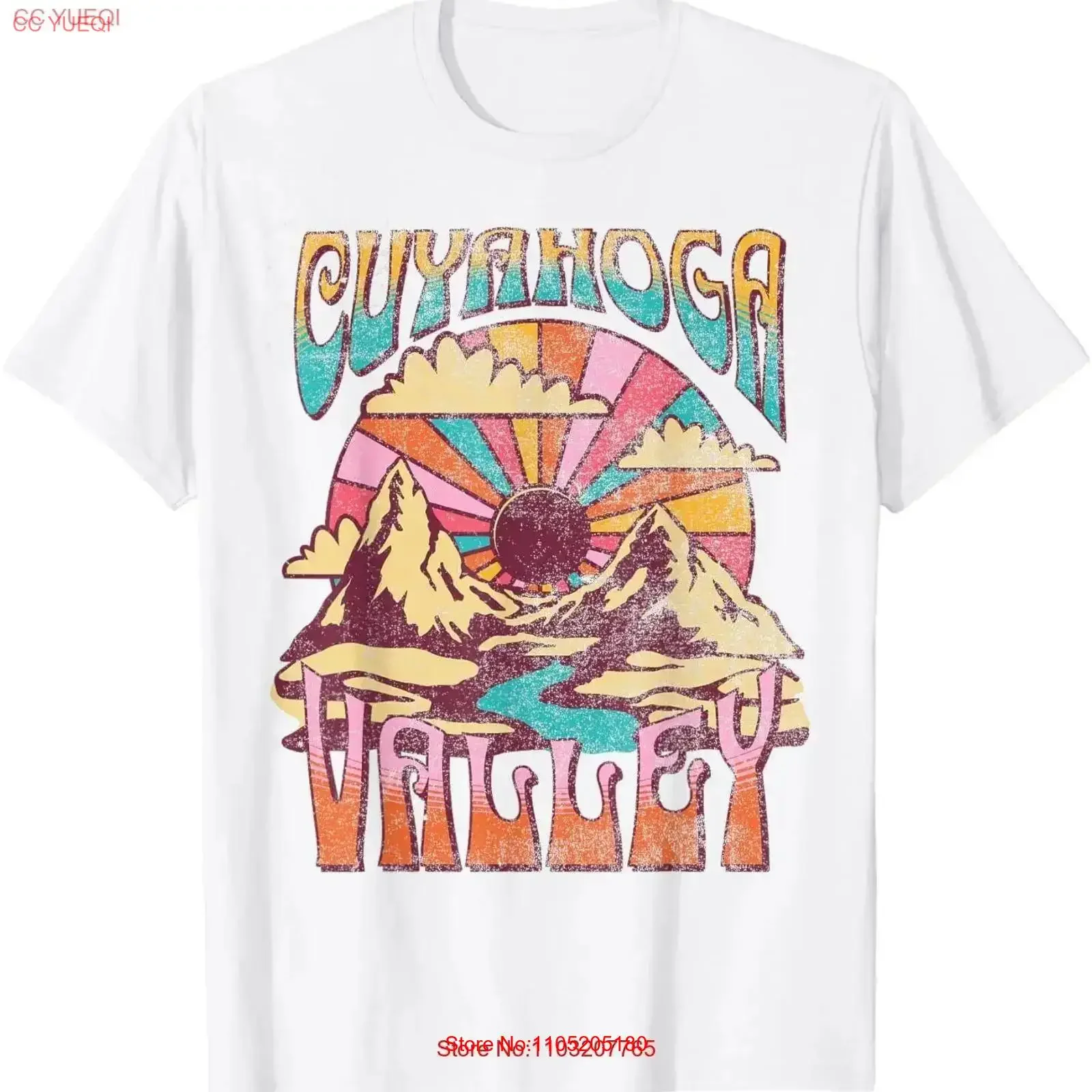 Cuyahoga Valley National Park T Shirt vintage Washed Stylish Breathable Soft graphic Casual Comfortable vintage Washed Unisex
