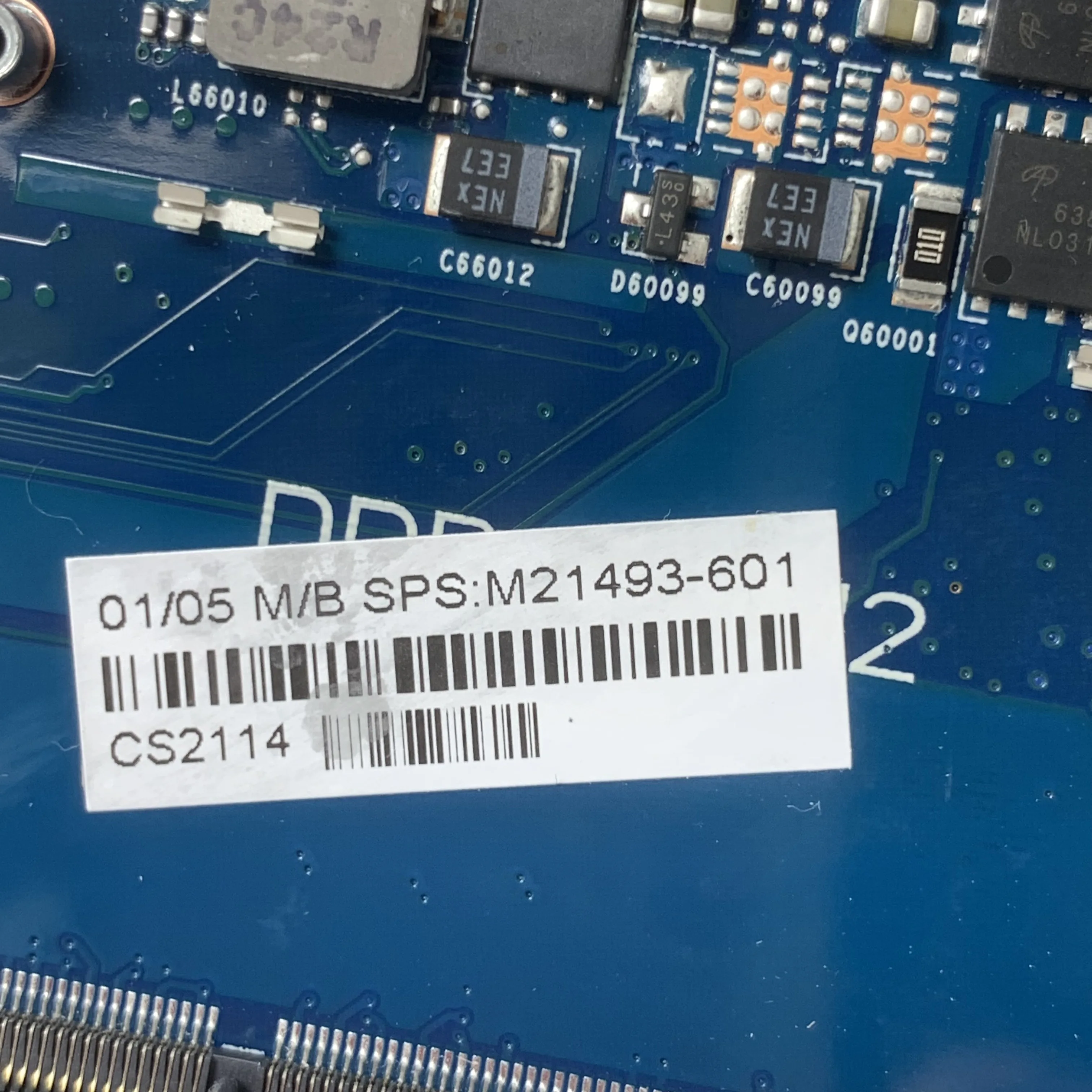 M21493-001 M21493-601 Mainboard untuk HP X360 14-DW Motherboard Laptop Tested (A2) W/ SRK05 I5-1135G7 DDR4 100% diuji