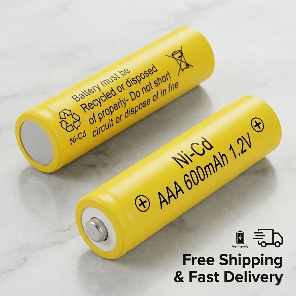 Aaa Ni-Cd 1.2V 600M…