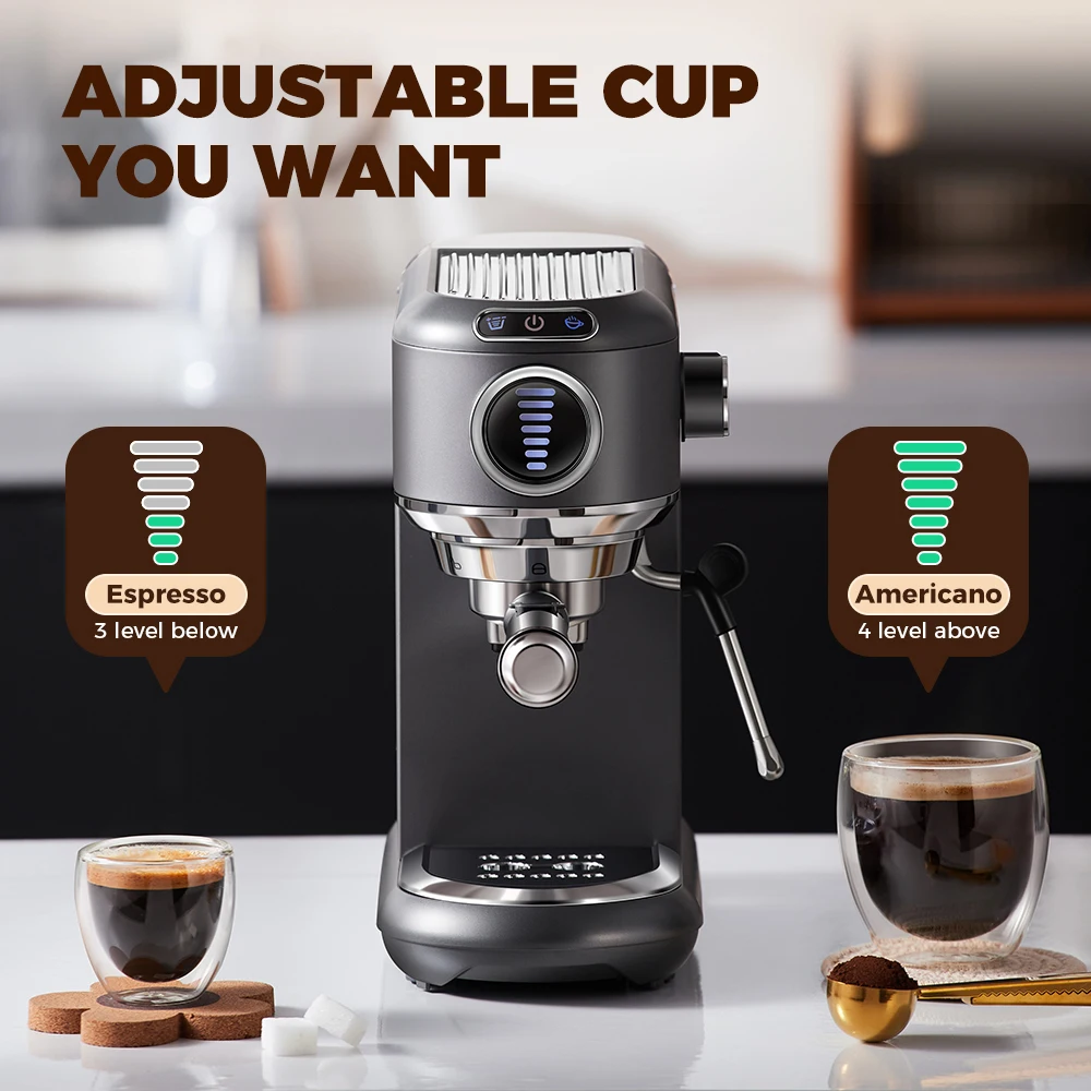 Capsule Coffee Machine 19bar High Quality Espresso Coffee Machine Electric Home Coffee Machine