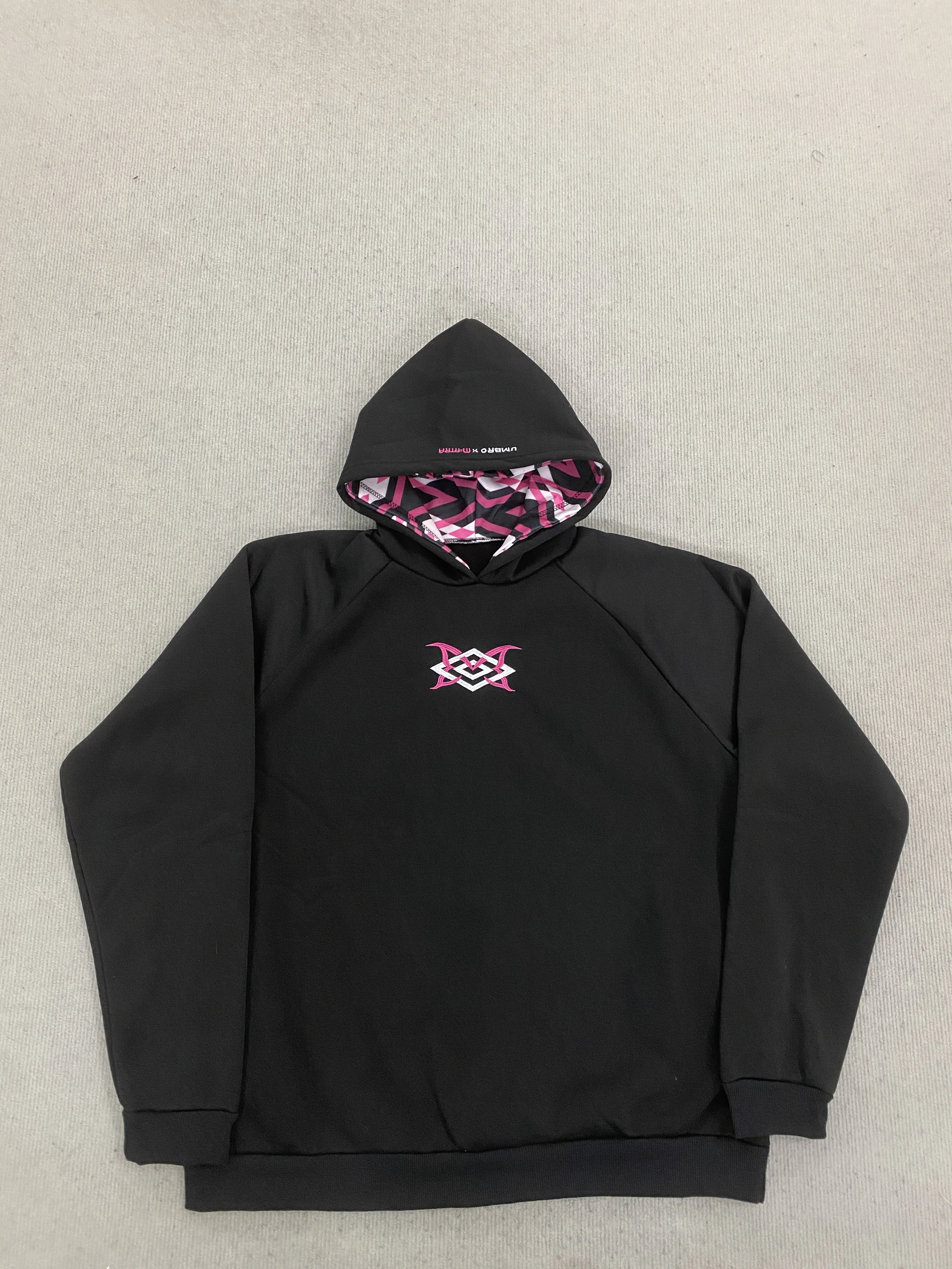 Modischer neuer amerikanischer Street-Trend-Hoodie mit farblich abgestimmtem Doppelkapuzen-Design, Persönlichkeit, High-Street-Stil für Männer und Frauen. – Detail 4