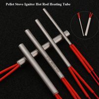 Pellet Stove Igniter Hot Rod Heating Tube Ignitor 10*100/120/150mm Thread For Fireplace Grill Stove 200/300W 220V