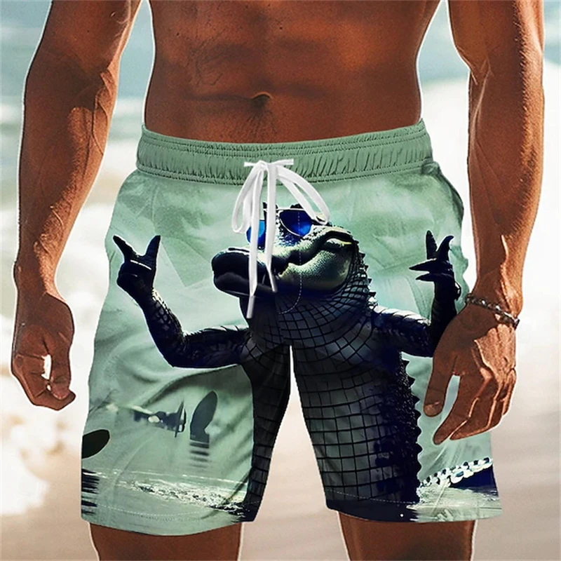 

Funny Animal Print Beach Shorts For Men New Funny Swim Trunks For Summer Beach Vacations Pool Parties And Casual Holiday Shorts