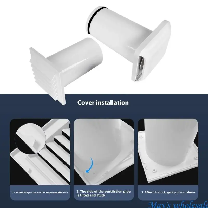 فتحات تهوية مثبتة على الحائط مدمجة في مرشح الحشرات وتدفقات هواء ثنائية الاتجاه وتصميمات هادئة موفرة للطاقة للتحكم في رائحة 448A