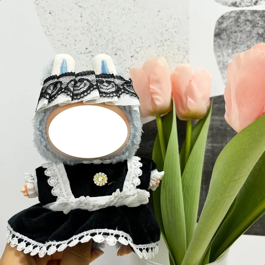 Clothes for Labuboo Doll 6.7 Inches 17cm Doll Clothes Outfit Accories Exquisite Clothing Set Replacement No Doll Included (Styl