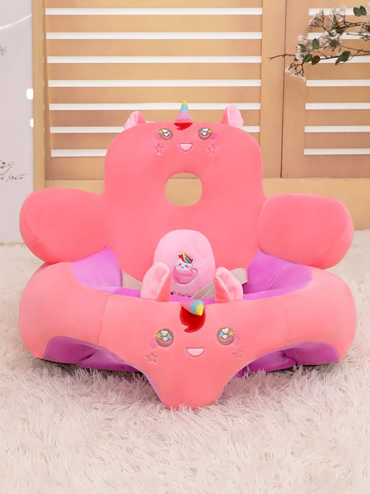 

Cartoon Baby Sofa Cute Dinosaur Sofa Chair Learning to Sit Seat Feeding Chair Skin-friendly Kids Room Decor Photography Props