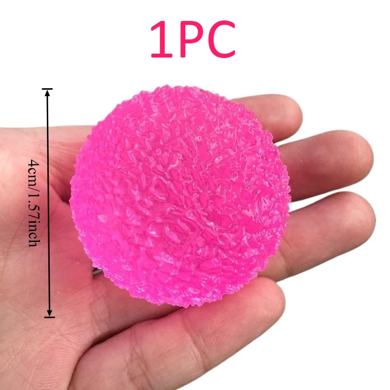 Ice Ball Maltose Squishy Toys Blue Mochi Sensory Fidgets Toy Simuliertes transparentes Anti-Stress-Dekompressionsspielzeug mit langsamer Rückfederung
