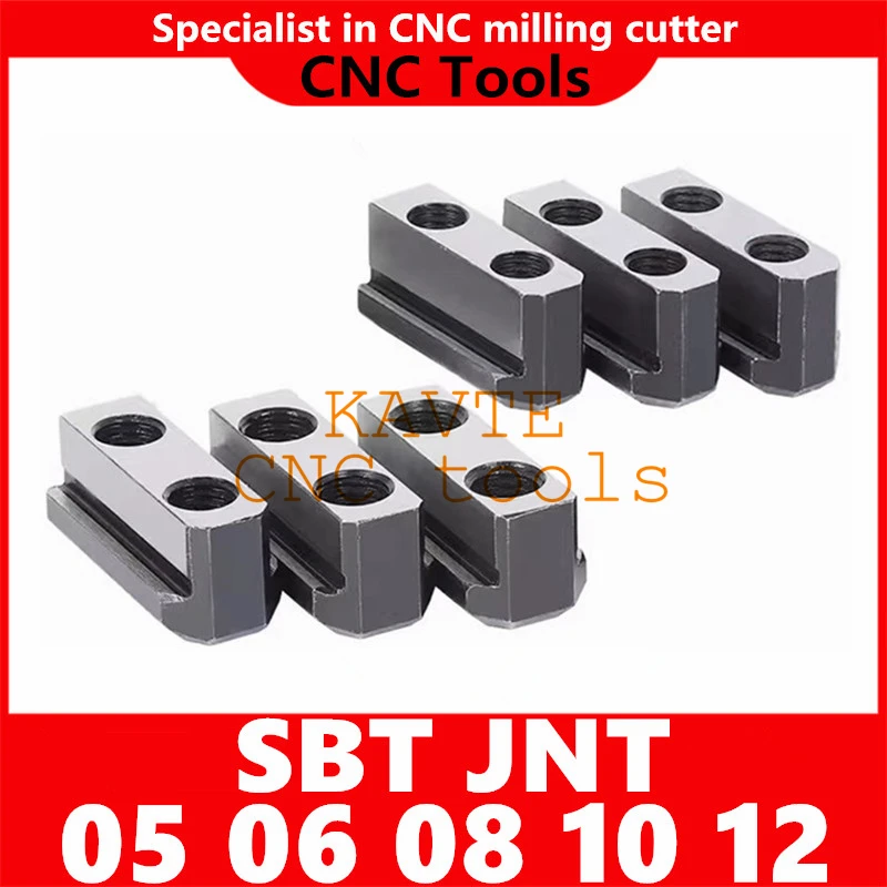 Hydraulic chuck T-slot SBT/JNT 5 6 8 10 12 Chuck Jaws Inch Internal Hole Machining Holder Boring Cutting Tool Hollow T Nut Block