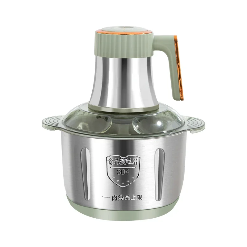 Stainless steel multifunctional dough mixer garlic, pepper and chopped vegetables