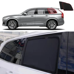 Magnetischer Autosonnenschutz für Volvo XC90 2ND (2016-2024) XC 90 Frontscheibenvorhang Rückseite Babyfenster Mesh Sonnenschutzvisier