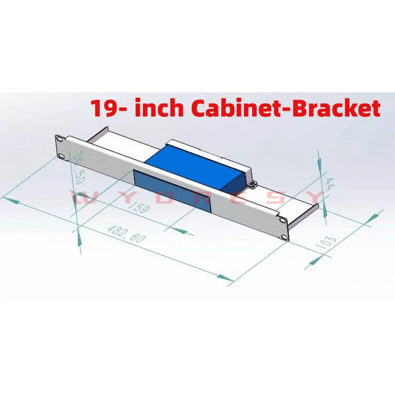 For NETGEAR（GS108T/GS308）10 Inch 19 Inch Custom hole layout aligns perfectly with device shell to achieve secure rack installati