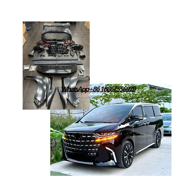 2024 AGH40 Body Kit for Alphard Vellfire 2015-2021.30&35 Series Upgrade to 40 Series. 2015-2021 Upgrade to 2024 Alphard