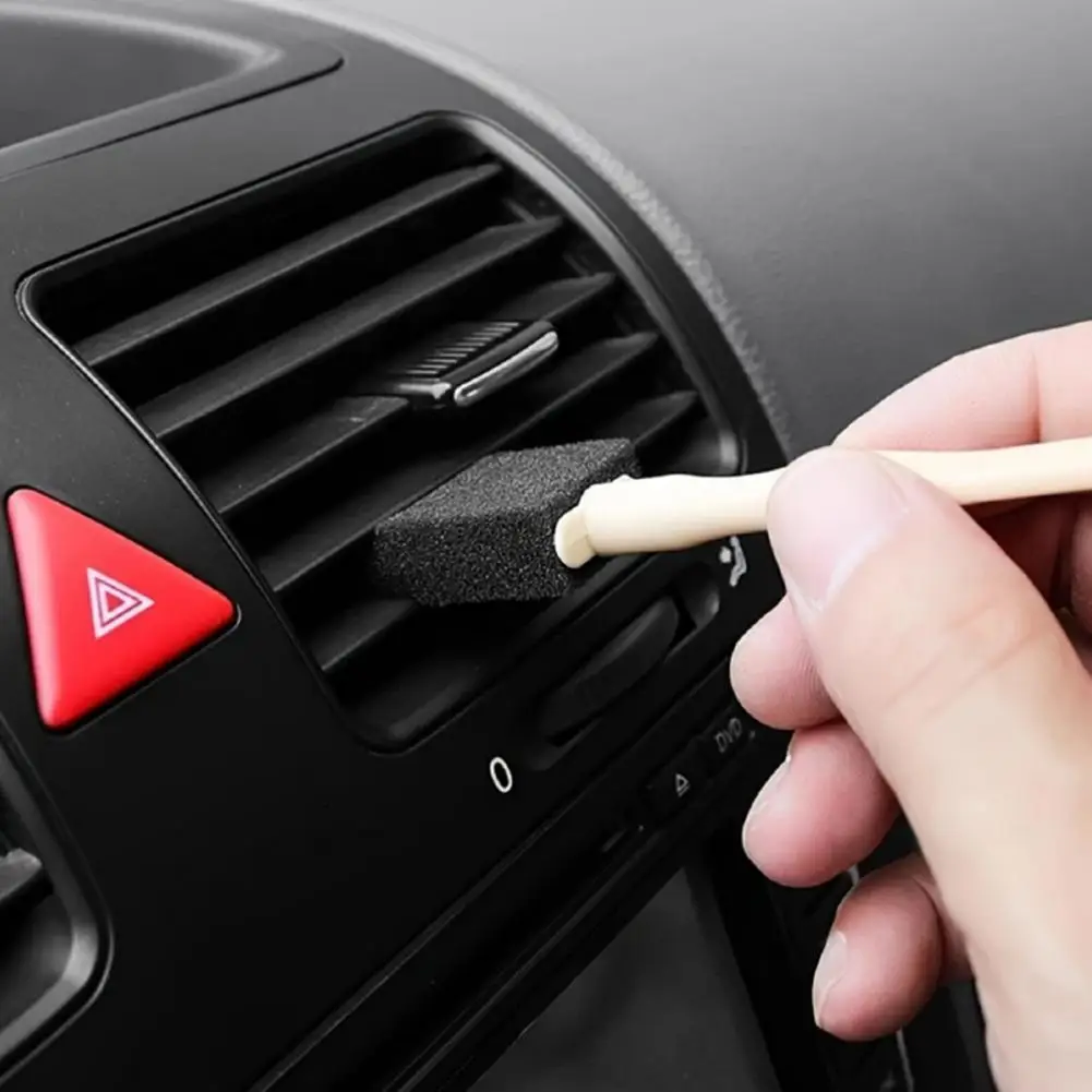 Car Vent Cleaning Brush Scratch-Free Sponge Detailing Brush for Vents And Crevices Windshield Wiper Car Interior Cleaner
