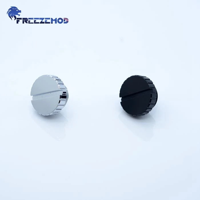 

Freezemod BDT-YZ Hand-Tightened Stop Plug - G1/4 Thread, 9.3mm Brass Includes White Silicone Seal Ring and Black EPDM Seal Ring