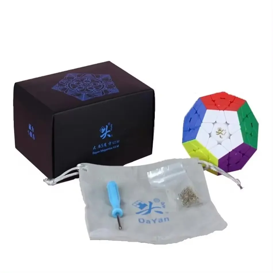 

DaYan V2 M Megaminxes 12-сторонний магнитный куб-головоломка 3x3 Dodecahedron Cubo Magico Развивающие игрушки для детей