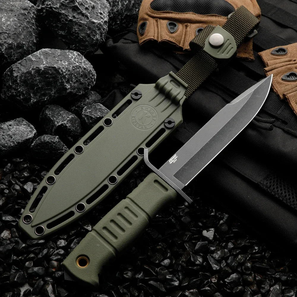 High quality multifunctional fixed blade - outdoor camping, rescue, and emergency survival knife, men's gift