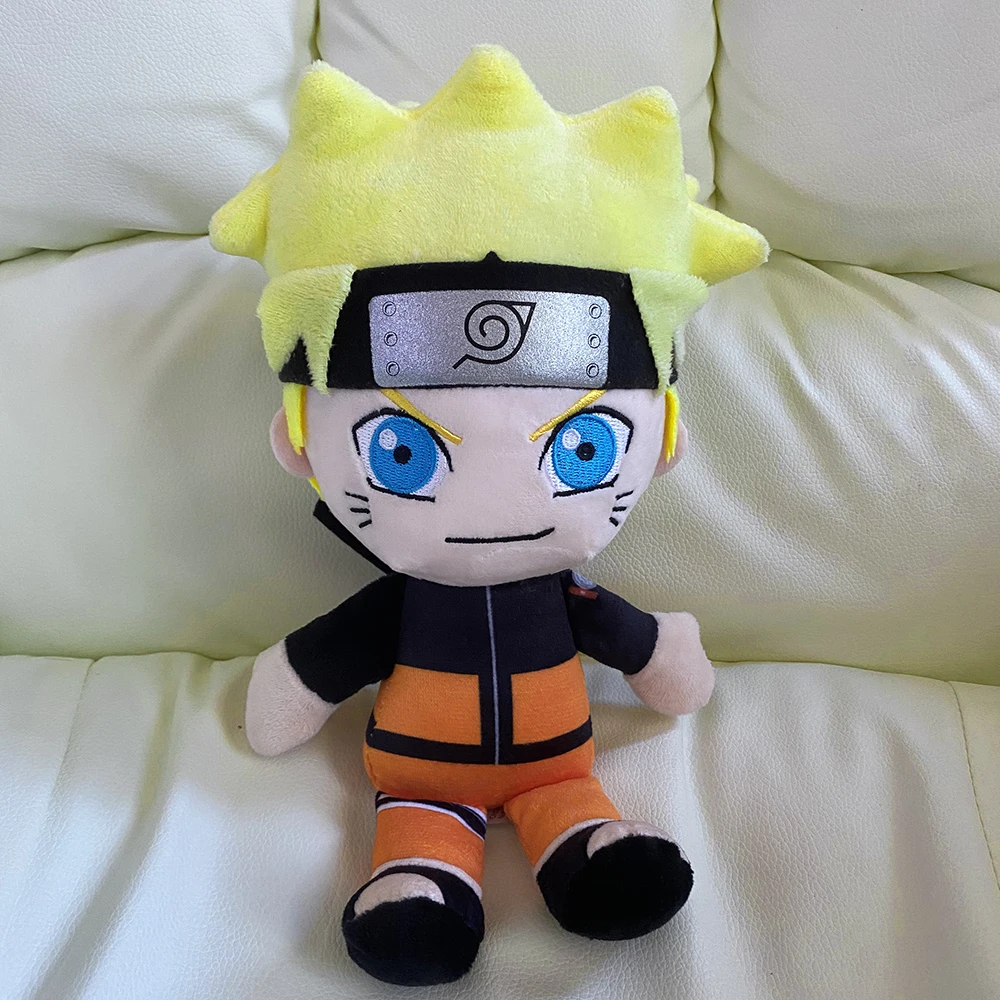 

2024 New 27cm Naruto Plush Toy Anime Figure Uzumaki Naruto Cute Stuffed Doll For Room Ornaments child Birthday Christmas Gift