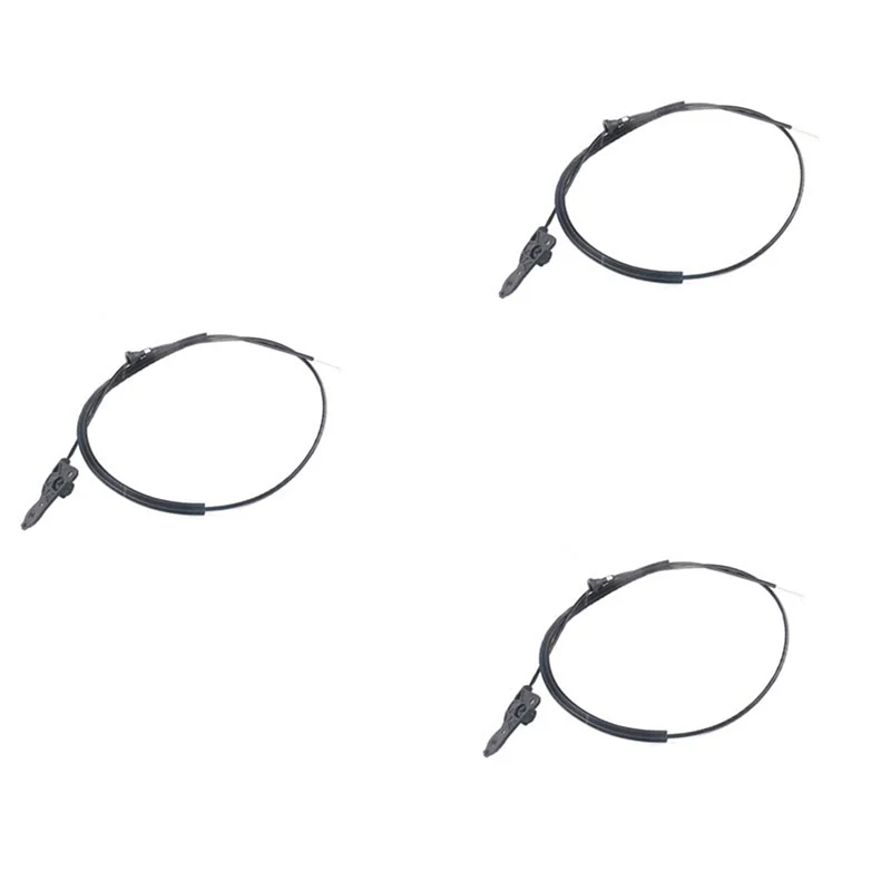 

3X Bonnet Hood Release Cable Rod 51231960853 For BMW 3 Series E36