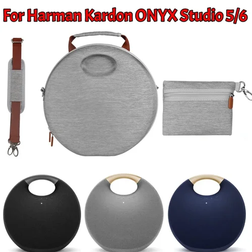 Imagen 1 del producto Estuche de transporte duro para Harman Kardon Onyx Studio 5 6 fundas portátiles diseño de cremallera para altavoz inalámbrico Bluetooth Harman