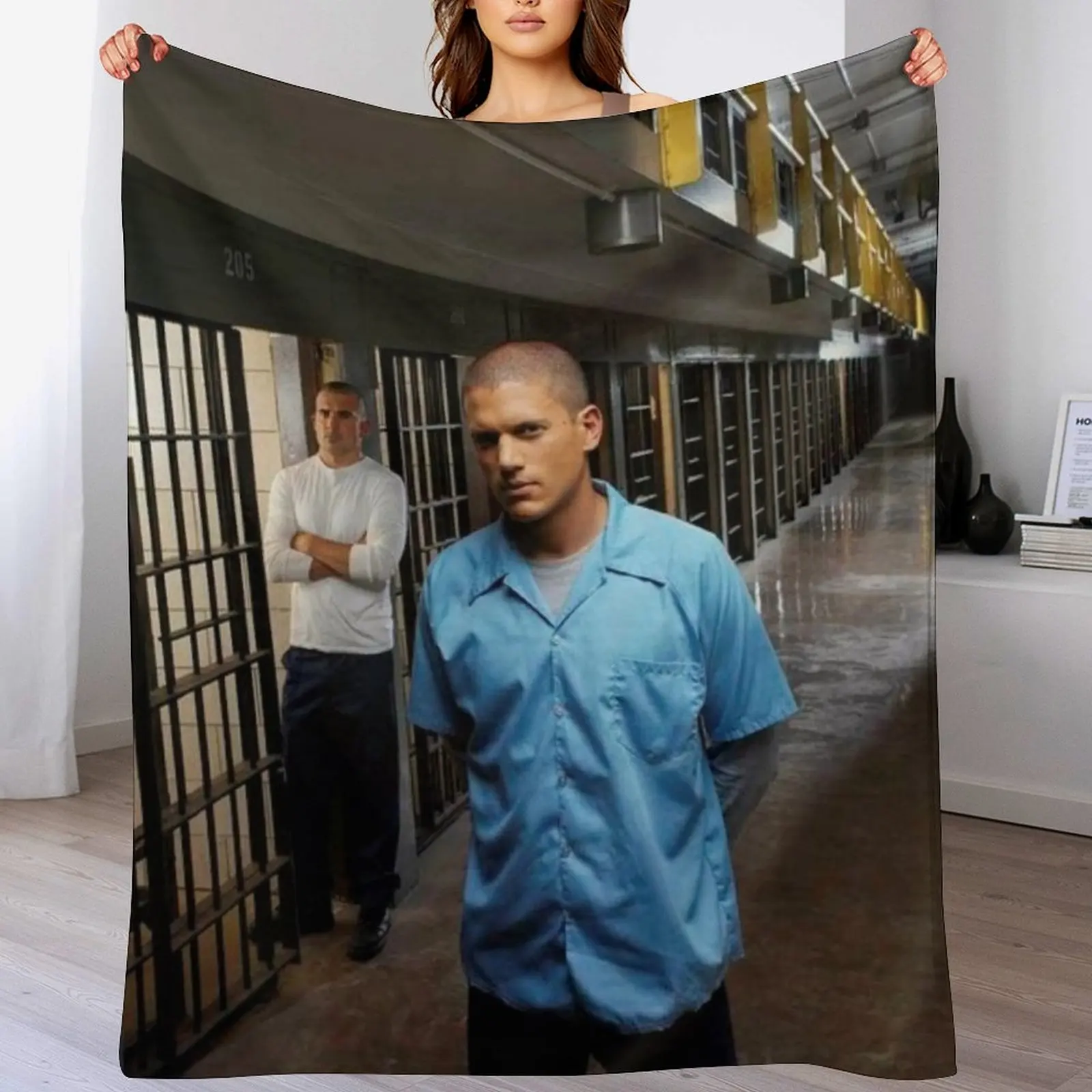 

Prison Break Throw Blanket Warm Plaid Decorative Beds Decorative Sofa Blankets