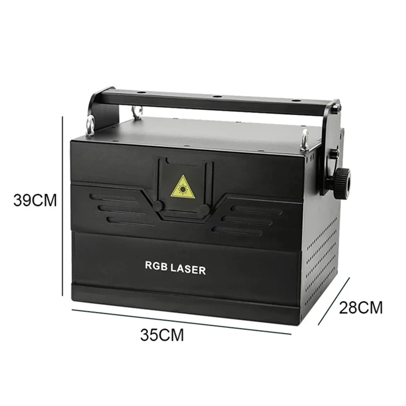 Imagem -02 - Animação Forte Projetor de Luz Laser Scanning Palco Laser Equipamento Profissional Clube dj Disco 3w Entrega Rápida Ilda3d