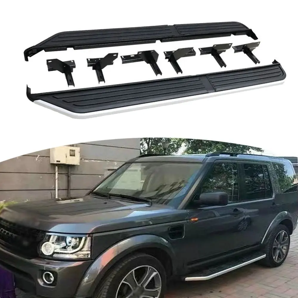 

2 шт. боковых подножек (порогов) для Land Rover Discovery 4 LR4 2010-2016, алюминиевые, прочные