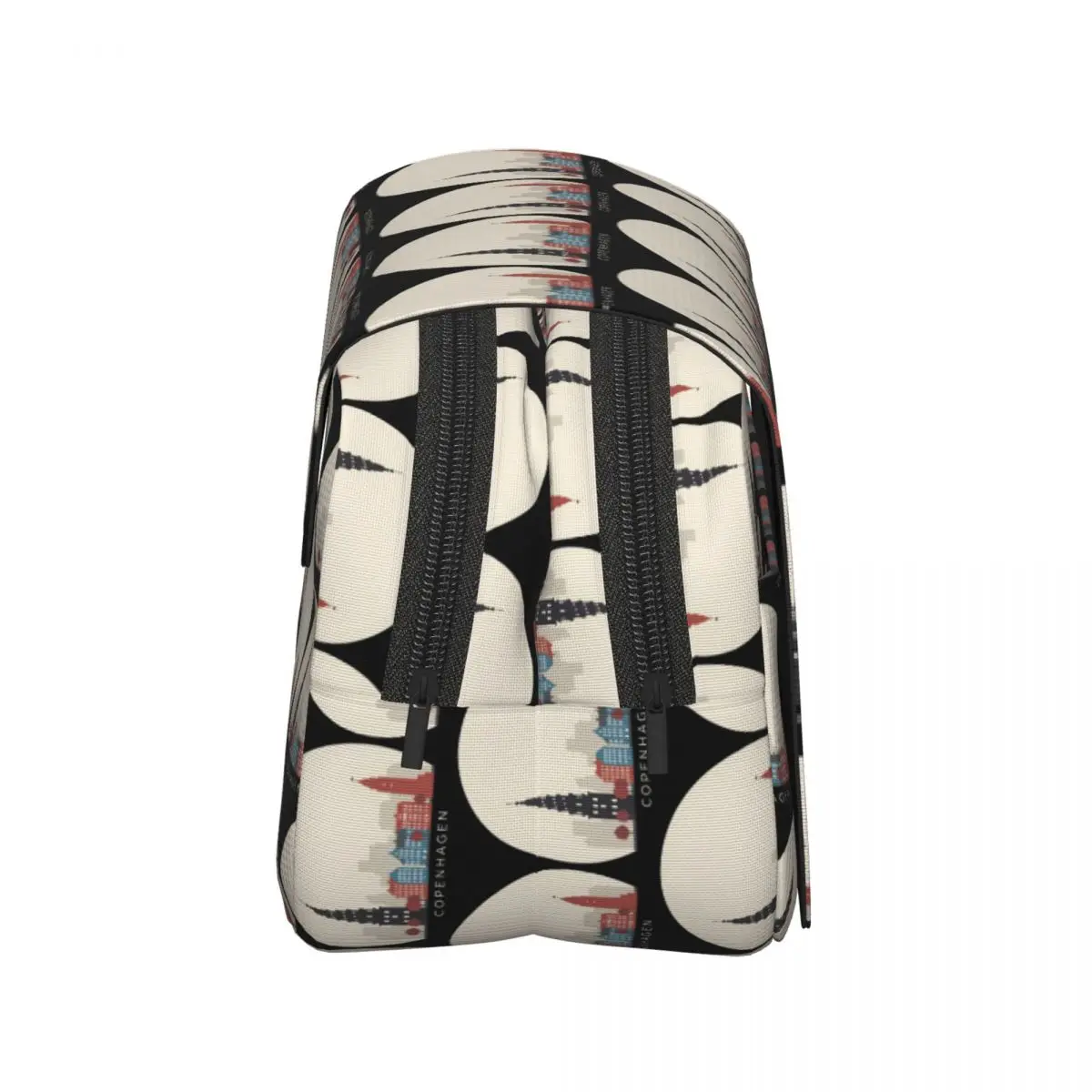 Copenhagen Travel Icon Pencil Cases Pencil Pouch Hard Shell Leather Big Capacity Pen Box Pencil Bag for Boy Girl School