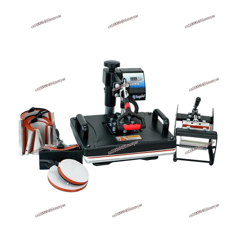 Eight-in-one Heat Transfer Machine T-shirt Bag Hat Cup Making Logo Hot Press Machine