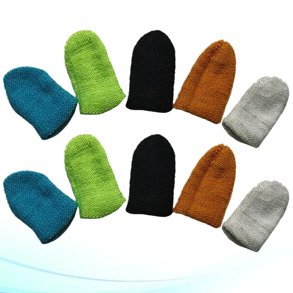 10 قطع من غطاء الألعاب المضاد للعرق لشاشة الهاتف التي تعمل باللمس ومضاد للانزلاق وواقي الإصبع ملحقات الألعاب خفيفة الوزن #3