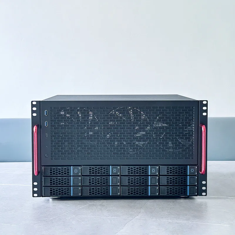 Deepen the 12 bay EATX motherboard ATX power bay server NAS chassis