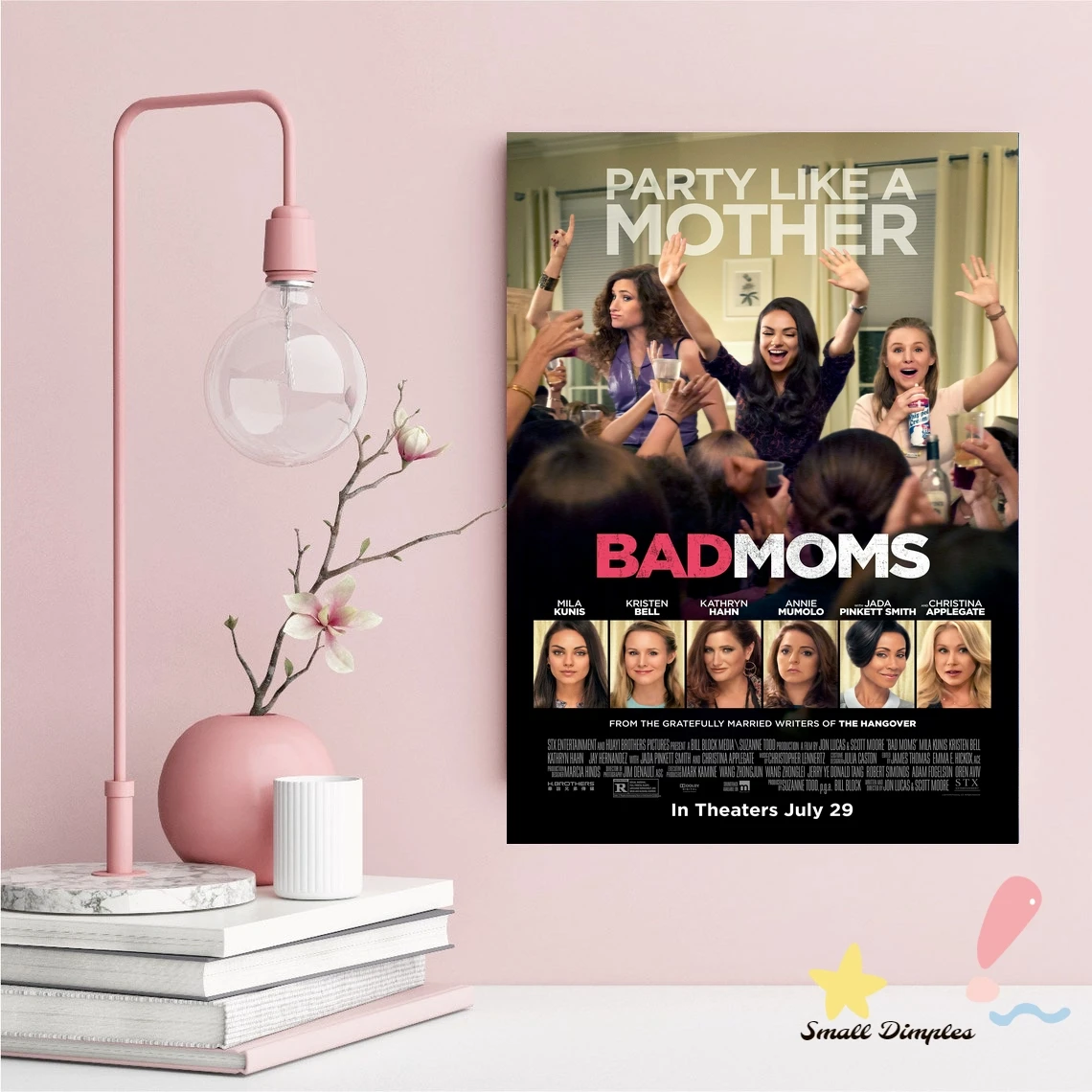 باد مامز الفيلم المشارك قماش الفن طباعة ديكور المنزل طلاء جدران (بدون إطار)