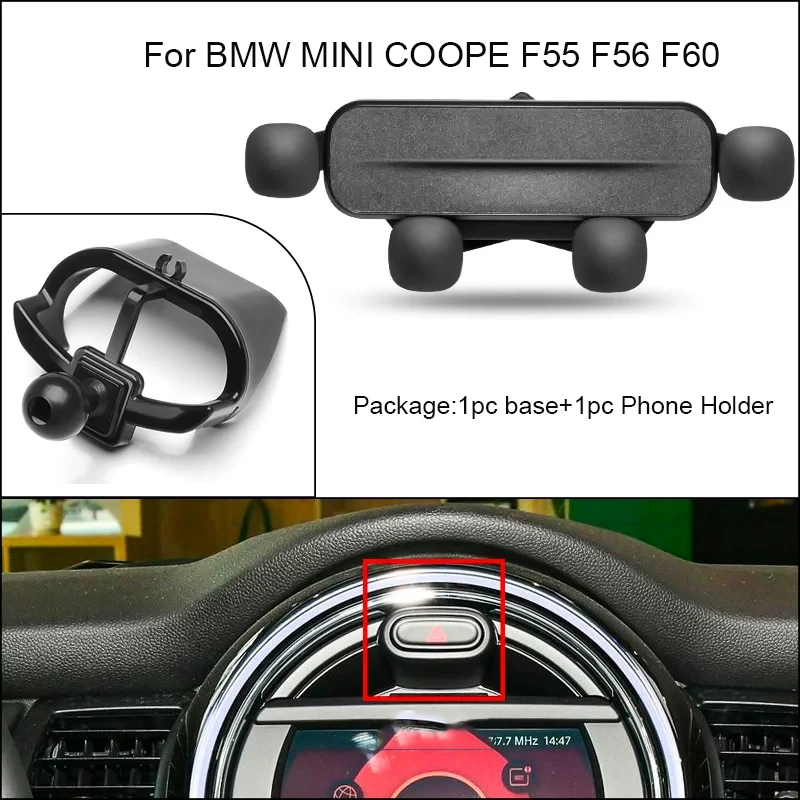 Car GPS Screen Navigation Stand For BMW MINI COOPE X1 X2 X3 X4 X5 X6 X7 IX1 IX3 2008-2026 Special Phone Holder Decoration Modify